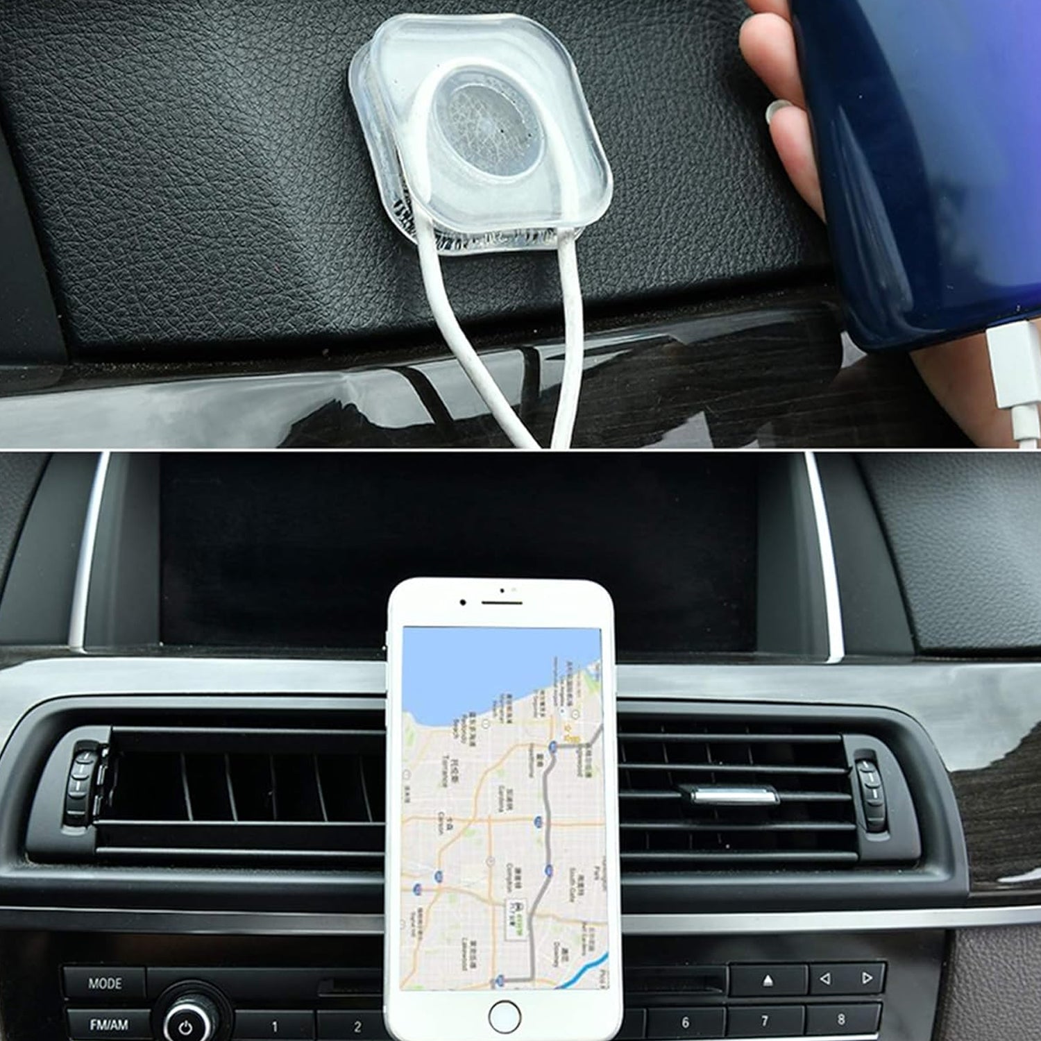 Multi Purpose Square Super Gel Pads for Holding Mobile & Spiral Cable Protector (1 Pc) Multi Purpose Square Super Gel Pads for Holding Mobile & Spiral Cable Protector (1 Pc)